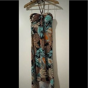 Botanical Print Dress